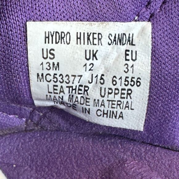 Merrell Hydro Sandals Girls 13 Hook Loop Hiking‎ Outdoors Watersports - Picture 6 of 6